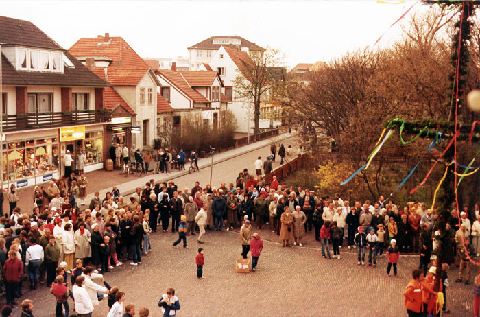Maibaumaufstellung