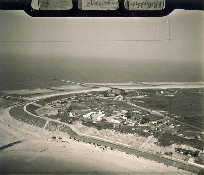 Luftaufnahme vom Westende