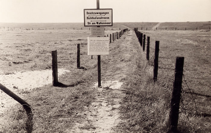 Gesperrte Deichzuwegung