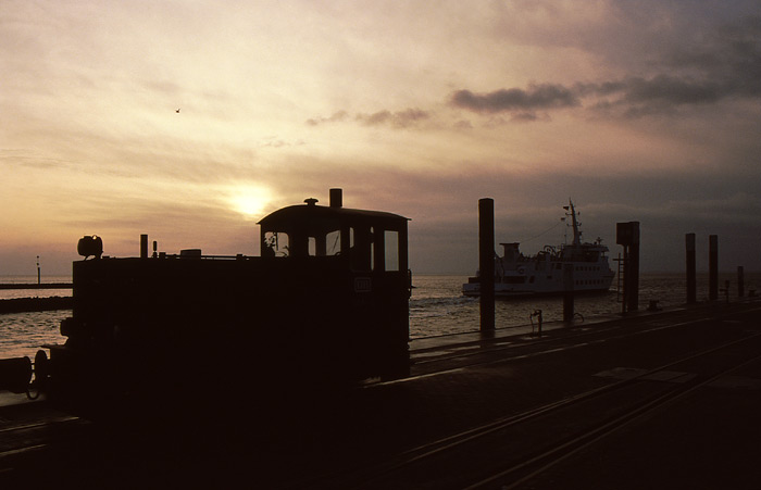 Westanleger in der Abendd&auml;mmerung