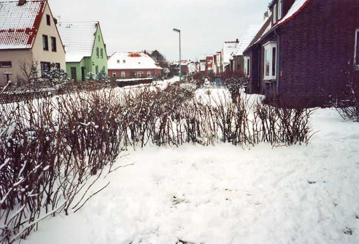 Schnee in der Charlottenstra&szlig;e