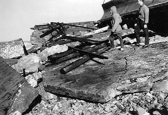 Westmauer in Tr&uuml;mmern