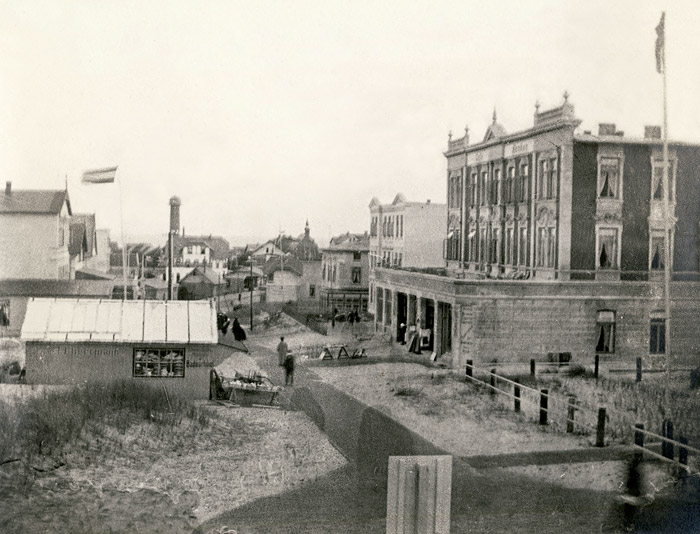 Blick auf die Zedeliusstra&szlig;e