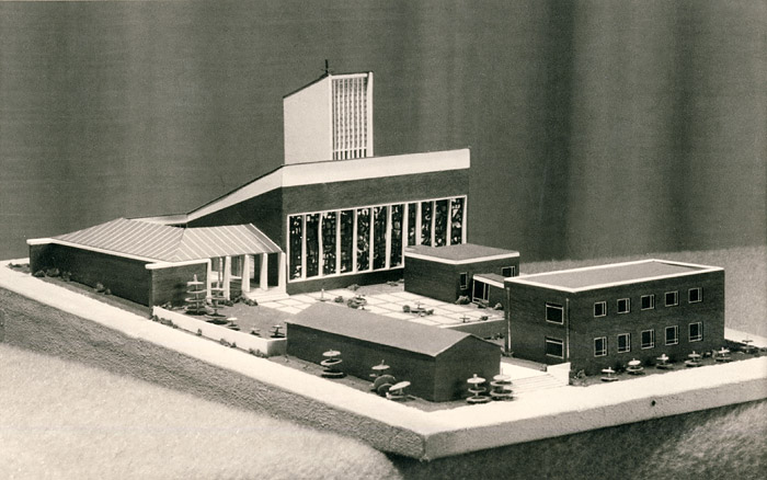 Modell der St. Willehad-Kirche