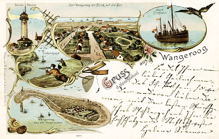 Gru&szlig; aus dem Nordseebad Wangeroog