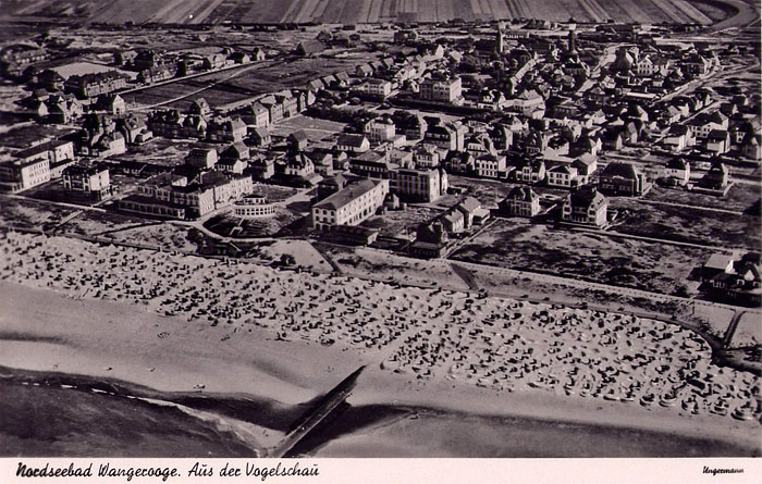 Wangerooge aus der Vogelschau