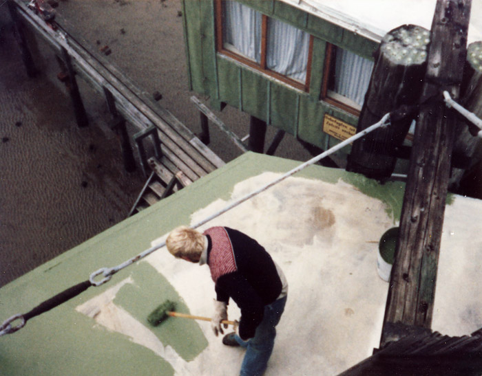 Arbeiten an der Ostbake