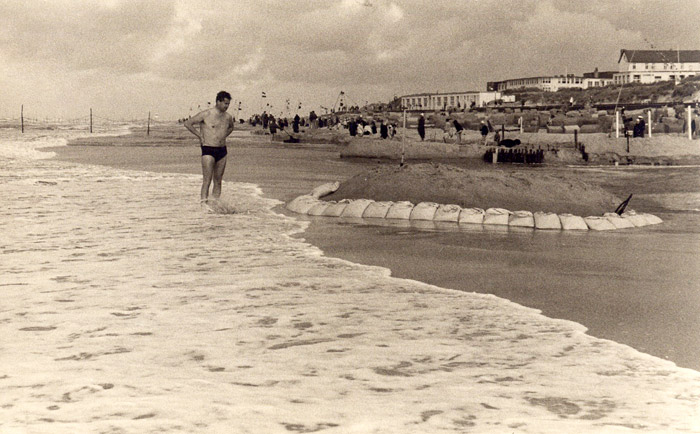 Hauptstrand bei Hochwasser