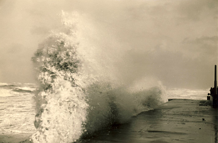 Herbst-Sturmflut auf Wangerooge