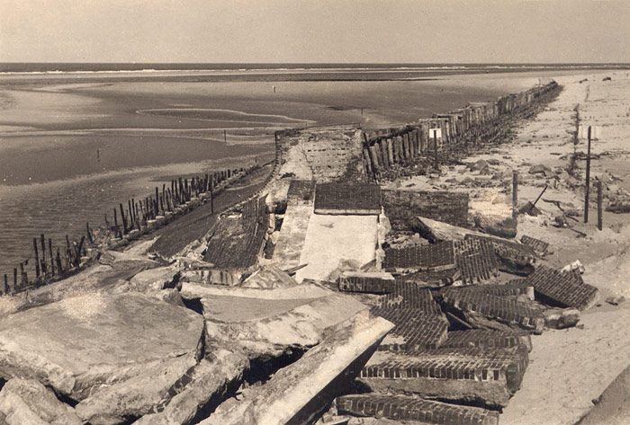 Sturmflut 1962. Tr&uuml;mmer