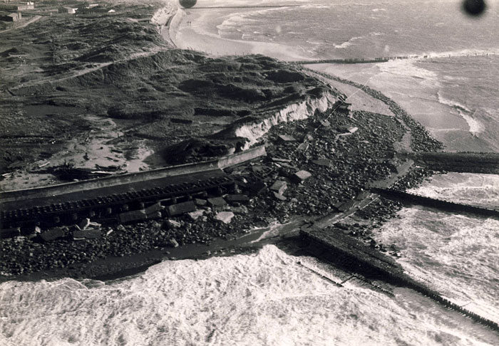 Westende nach der Sturmflut