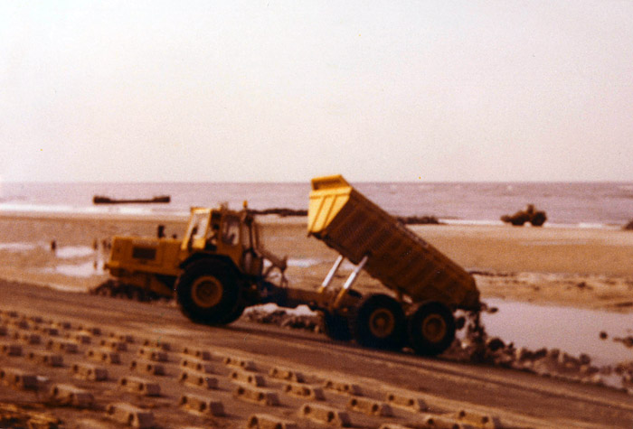 Dumper am Nordwest-L&auml;ngswerk
