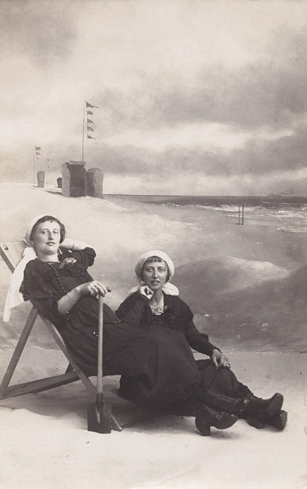 Strandaufnahme im Fotoatelier