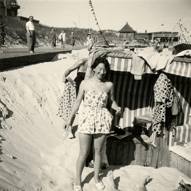Strandk&ouml;rbe am Hauptstrand