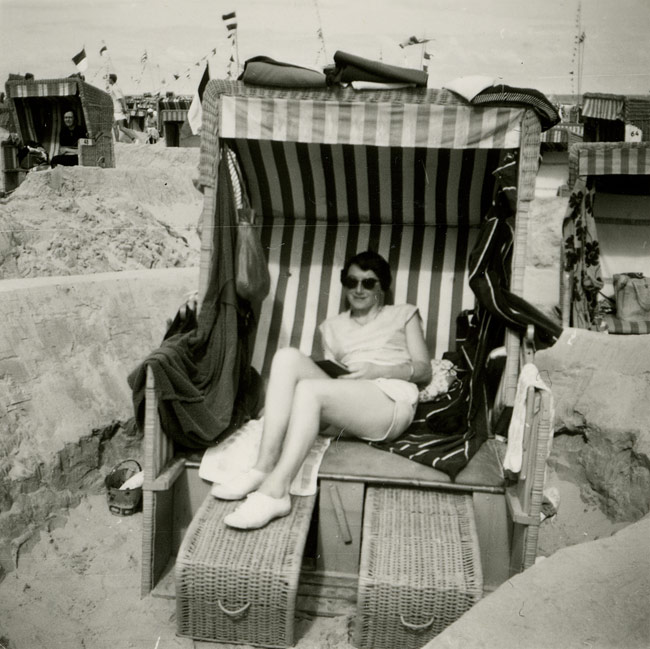 Strandkorb am Hauptstrand