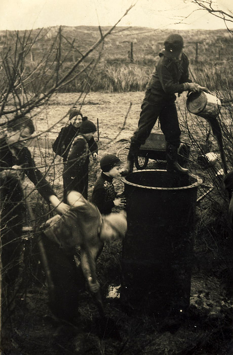 Brunnenbau im Schulgarten