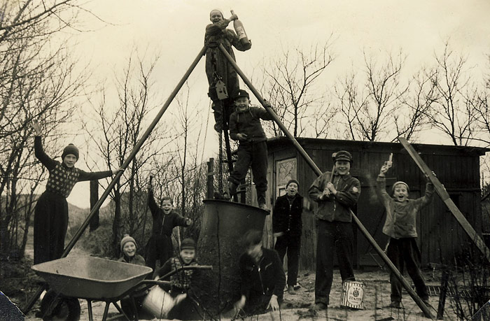 Brunnenbau im Schulgarten