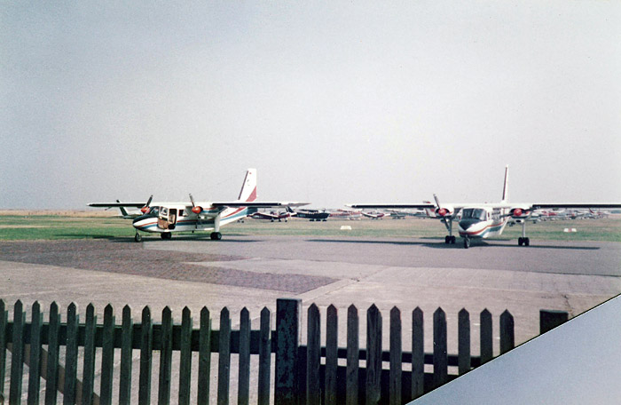 Flugzeuge am Flugplatz Wangerooge