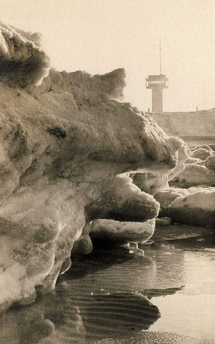 Eisschollen am Hauptstrand