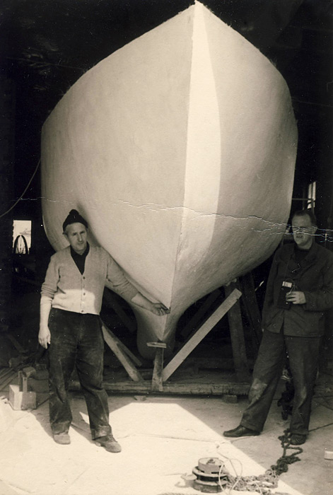 Bau des Segelboots &raquo;Slocum&laquo;