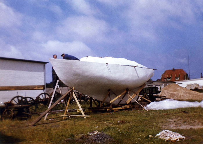 Bau des Segelboots &raquo;Slocum&laquo;