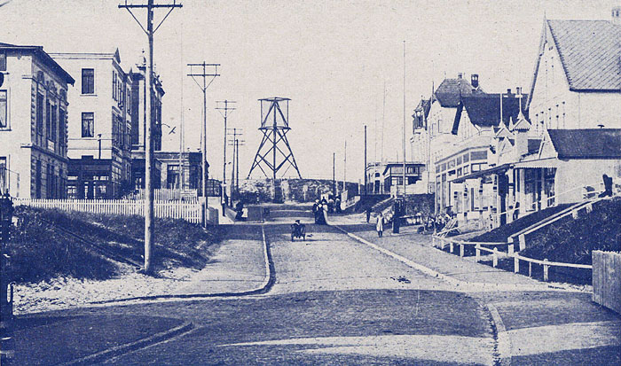 Zedeliusstra&szlig;e und D&uuml;nenbakenh&uuml;gel