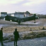 Vertol H-21 auf der Polizeiwiese
